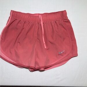 Nike Pink Athletic Shorts Lightweight Dolphin Style